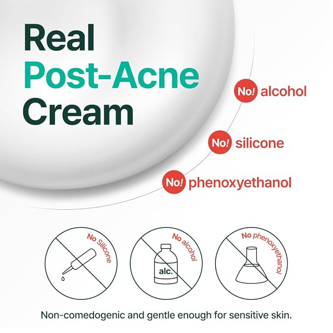 PURITO Panthenol 10% Post-Acne Cream | Moisturizer for Blemish Marks, Barrier Repair | Silicone-Free, Non-Comedogenic, Fragrance-Free, Vegan & Cruelty-free | Korean Skincare, 100mL 3.38 fl.oz