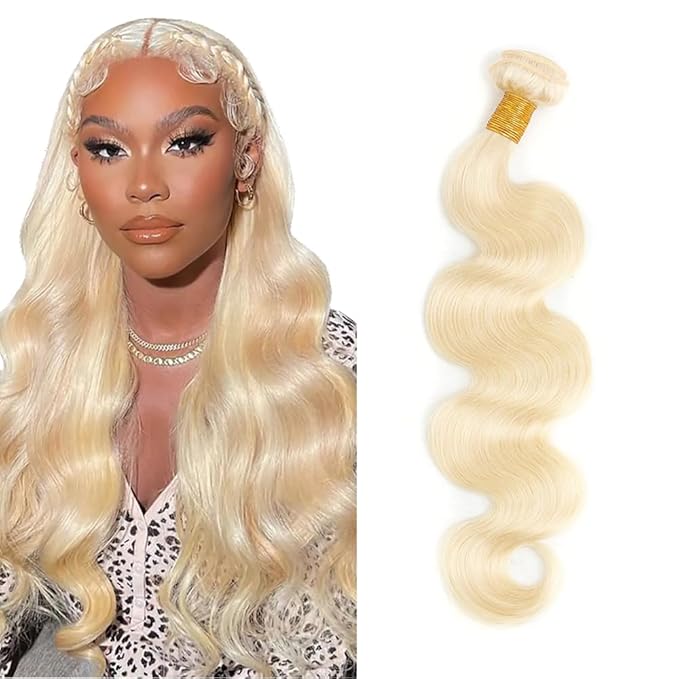 613 Bundles Blonde Human Hair Bundles 613 Body Wave Bundle Brazilian Unprocessed Virgin Hair 28 Inch 50g One Blonde Bundle Human Hair Extensions