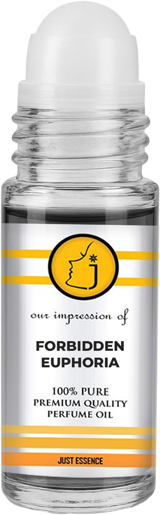 Forbitten Eupohoria Fregrance Perfume Oil from France | Roll On | Premium Quality Concentrated Fragrance | Pure Perfume & Cologne Oil for Personal Body Use | 1 Fl Oz