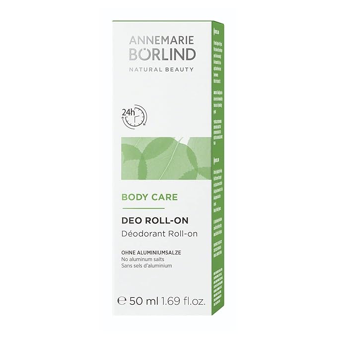 ANNEMARIE BÖRLIND - BODY CARE Deo Roll-On, refreshing, regulating & nourishing skin care, with organic bamboo extract & Aloe Vera, vegan, No aluminum salts, 1.01 Fl. Oz.