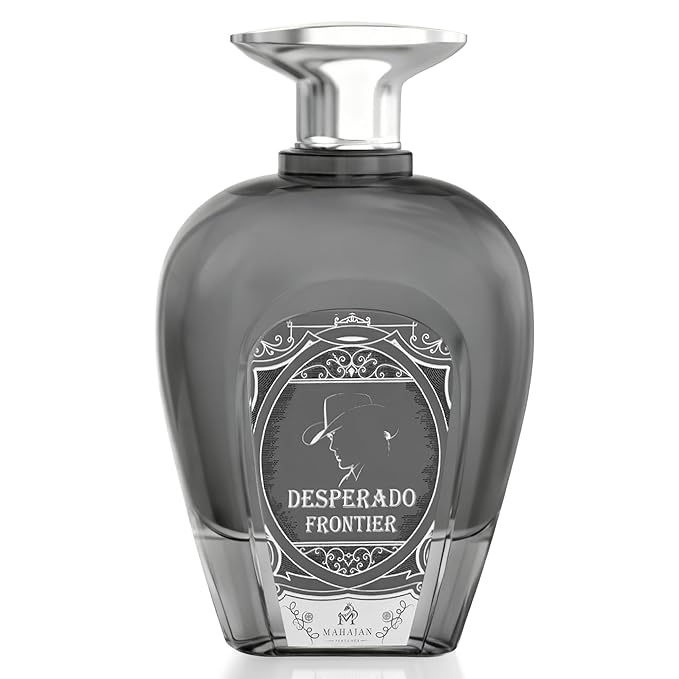 Mahajan Desperado Frontier Eau de Parfum – Rugged & Fresh Men’s Cologne – Spicy Citrus & Warm Woods – Bold, Masculine, All-Day Long-Lasting Perfume (3.4 oz)