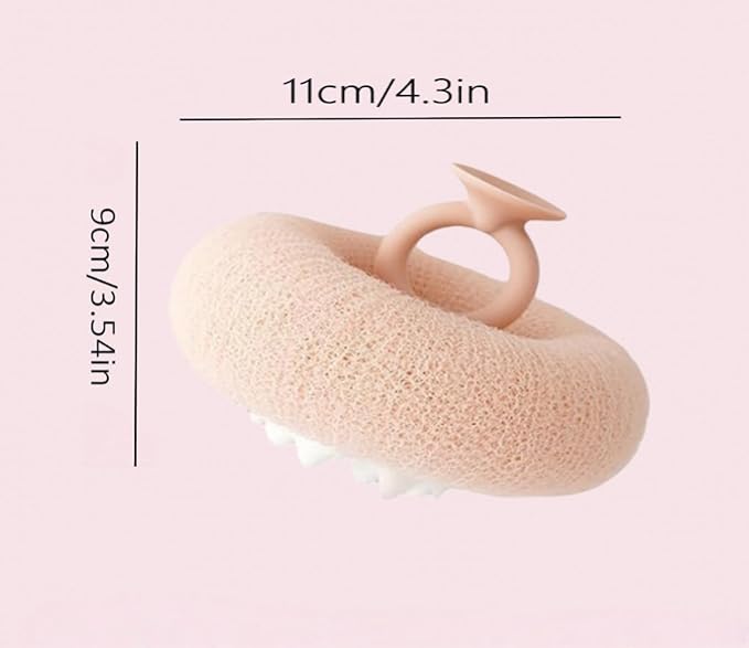 Super Soft Sunflower Suction Cup Bath Ball,2025 Upgrade Suction Cup Super Soft Bath Sponge Flower，Skin-Friendly and Comfortable Sunflower Suction Cup Bath Ball，Men's and Women's Shower（4pcs）
