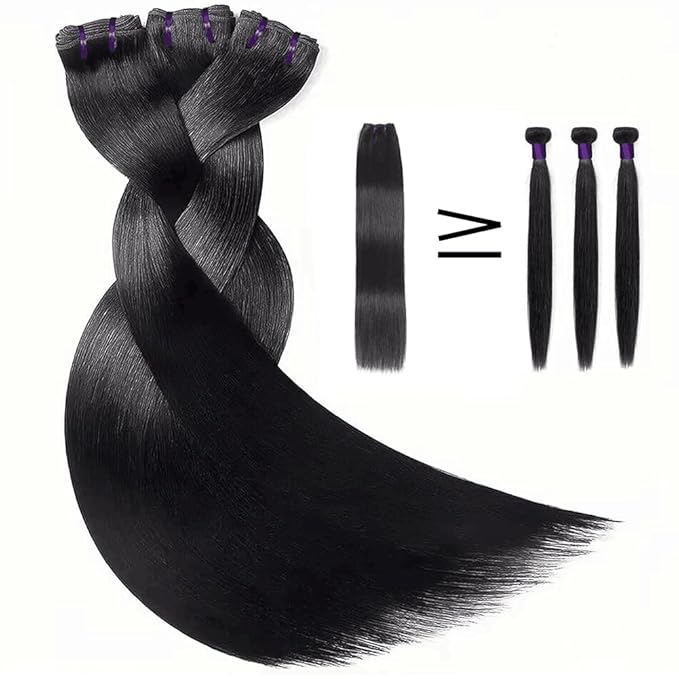 16A Straight Bundles Human Hair 100% Unprocessed Brazilian Virgin Hair Straight 3 Bundles Human Hair Extensions Double Weft