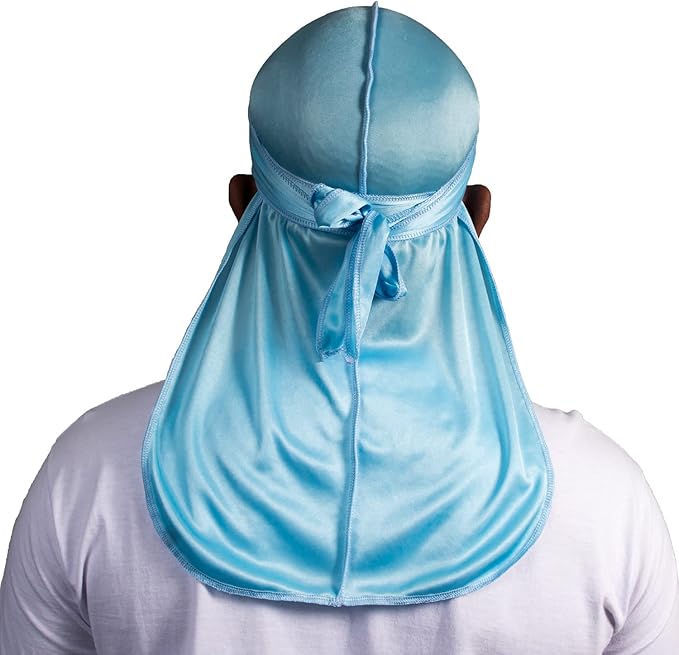 ForceWave Silky Durag for Men Wave Cap Satin Dorag for Men Women 360 Wave