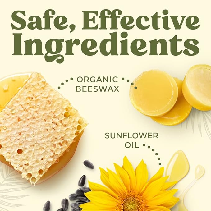 Earth's Daughter USDA Organic Lip Balm Stocking Stuffers 4-Pack Eucalyptus Mint Flavor - Beeswax, Coconut Oil, Vitamin E - Best Lip Repair Chapstick for Dry Cracked Lips.