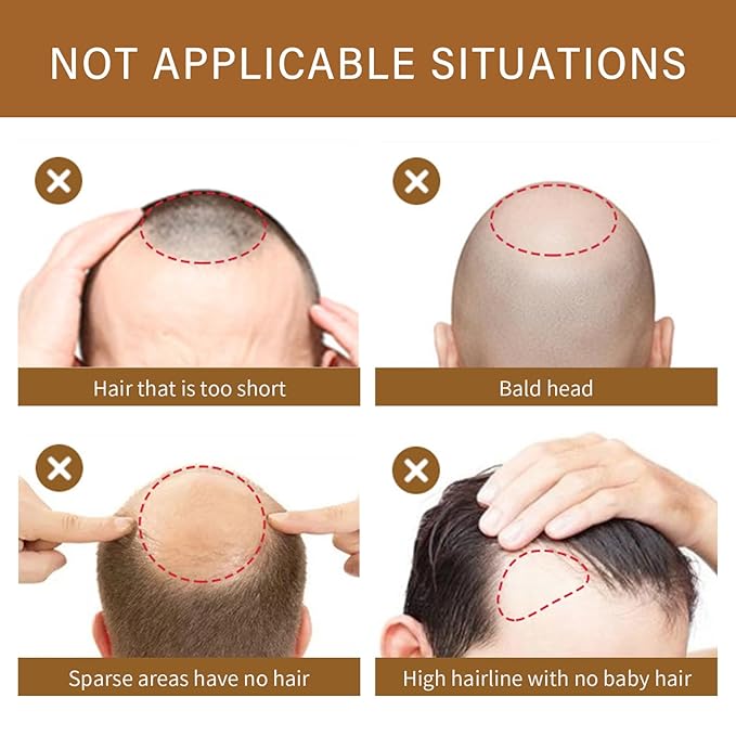 Hair Fibers 27.5g - Fill in sparse hair, instantly making hair thick and voluminous. Suitable for both men and women,Light Brown