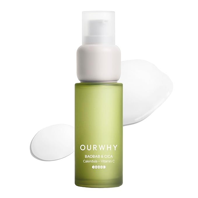 OURWHY Calendula Vita Serum (1.35fl oz) - Hydrating Serum for an Even Skin Tone Infused with Calendula Extract, Vitamin C Derivatives, and Soothing Ingredients