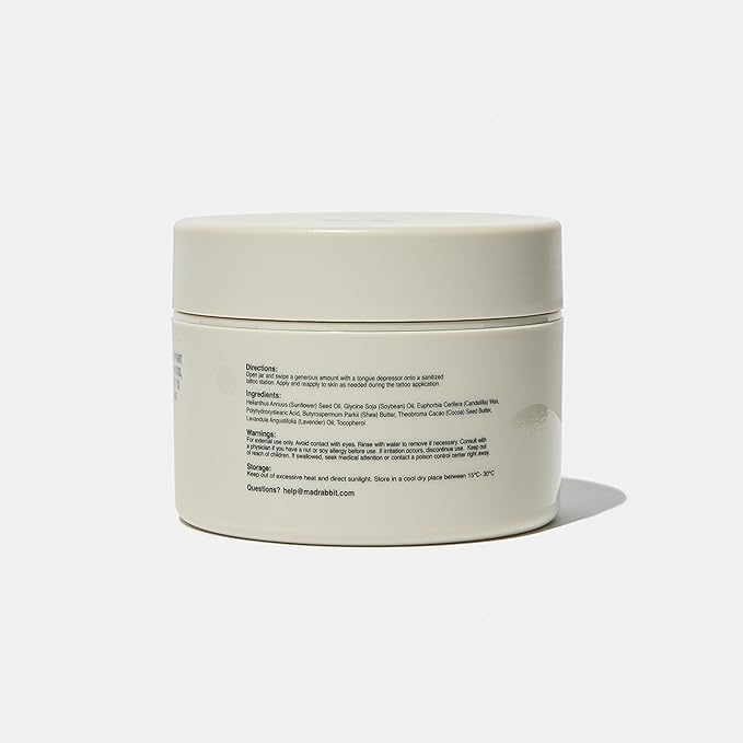 Tattoo Artist Glide | Clean Vegan Tattoo Ointment for Tattooing, Essential Oils, Before + Aftercare, No-Petroleum Formula