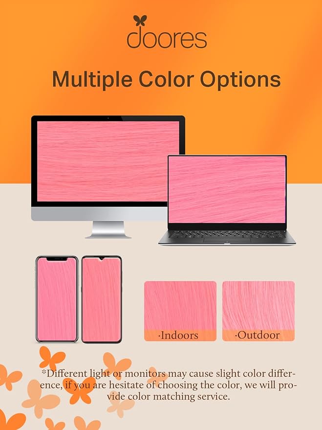 DOORES Tape in Hair Extensions Real Human Hair, Light Pink Tape in Hair Extensions, Natural Remy Hair Extensions Straight Hair, 25g 10pcs 16 Inch