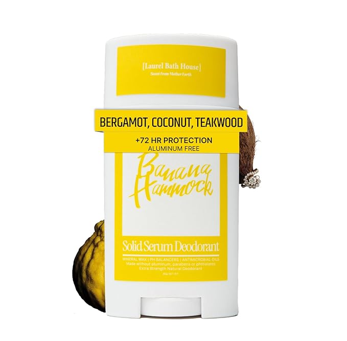 Aluminum Free Deodorant | Extra Strength 72 Hour Protection for Women & Men | With Natural Extracts, Skincare & Antimicrobial Enzymes (Bergamot, Coconut, Teakwood)