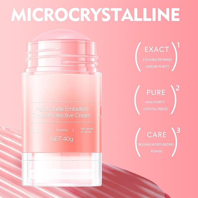 Feet Cracking Prevention Stick,Anti-Cracking Foot & Hand Cream Moisturizer for Dry Cracked Heel Feet, Knee, Elbow, Foot Balm Stick for Callus Remover & Dead Skin Softener (Pink+Blue)