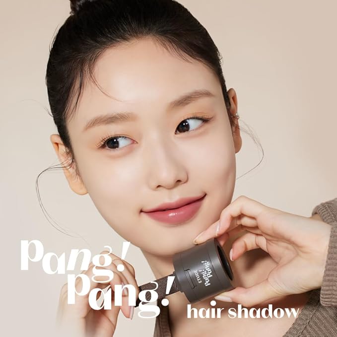 ETUDE Hair Pang Pang hairline powder Root Touch Up, Waterproof, For Facial Makeup, Hairline and Thin Hair - Natural Black