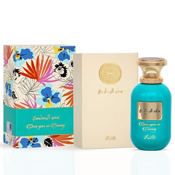 RASASI Somow Al Once Upon an Evening Eau de Parfum Spray 100ml (3.4 oz) | Sweet Vanilla Gourmand Perfume with Peony & Raspberry | Luxurious Unisex Fragrance