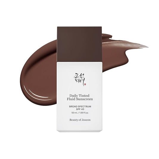 Beauty of Joseon Daily Tinted Fluid Sunscreen 12 Shades for Face Moisturizing Broad Spectrum SPF 40 Korean Skincare 50ml, 1.69 fl.oz #DP320