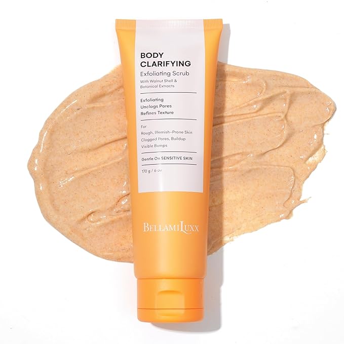 Body Acne Treatment Scrub: Helps Reduce Body Breakouts on Back, Chest, Butt & Thighs - Back Acne Treatment for Men, Women & Teens - Butt Acne Wash with Natural Actives for Smooth Skin