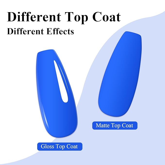 Imtiti Blue Gel Nail Polish, 1Pcs Electric Blue Gel Polish Soak Off UV LED Gel Polish, Long Lasting, Nail Art Manicure Salon DIY at Home for Autumn and Winter (0.34 Fl Oz-1911)