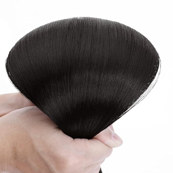 S-noilite Clip in Hair Extensions 26" Straight 3/4 Full Head One Piece 5clips Long Hairpiece Clip on Hair Popular Style New Synthetic Anti-tangle for Dreamlike Girls (26" Straight,Natural Black)