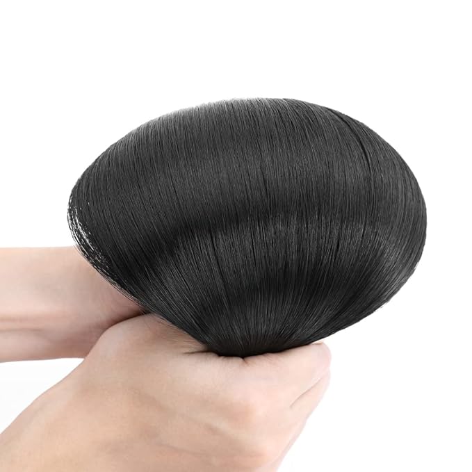 S-noilite Clip in Hair Extensions 26" Straight 3/4 Full Head One Piece 5clips Long Hairpiece Clip on Hair Popular Style New Synthetic Anti-tangle for Dreamlike Girls (26" Straight,Classic Black)