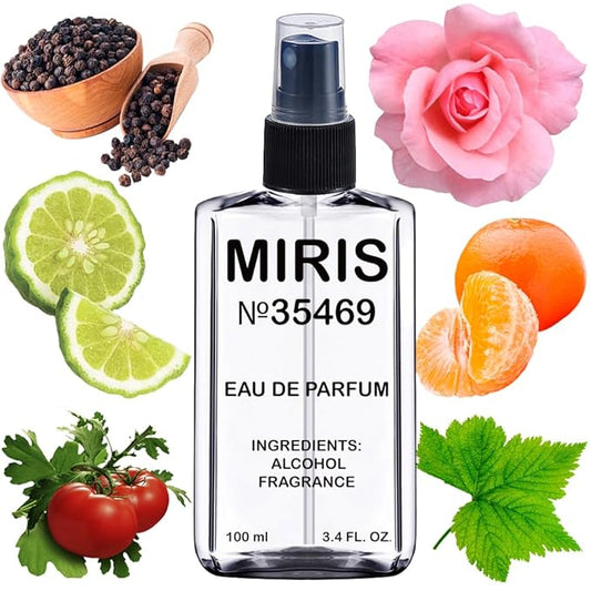 MIRIS No. 35469, Inspired by Lac Essential, Long-Lasting Eau de Parfum for Men, Spray 3.4 Fl Oz / 100 ml