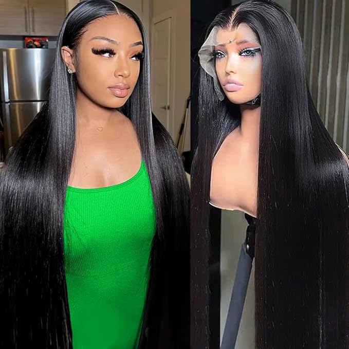 13x6 Straight Lace Front Wigs Human Hair Wig 250 Density 15A Raw HD Lace Frontal Wigs for Women (13x6 Straight Lace Front Wigs Human Hair, 26)