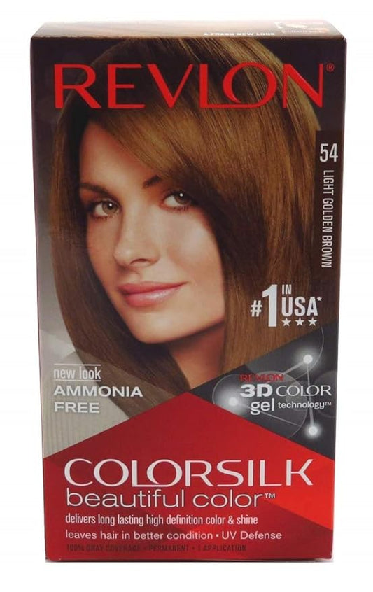 Revlon Colorsilk Haircolor, Light Golden Brown, (Pack of 3)