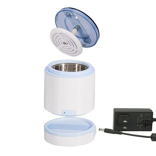 iSonic DS180 Portable Denture/Aligner/Retainer Cleaner for All Dental and Sleep apnea appliances, DC12V, AC100-240V Worldwide (DS180 Cleaner with Battery)