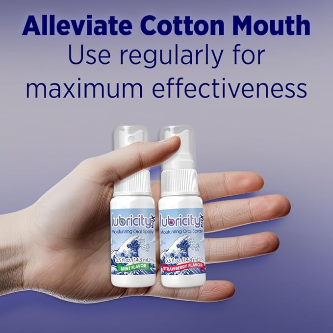 Moisturizer Oral Spray - Advanced Formula - Hyaluronic Acid and Xylitol, Saliva Substitute Oral Spray, The Most Satisfactory Solution in Dry Mouth Products (0.5 Fl. Oz., Strawberry)