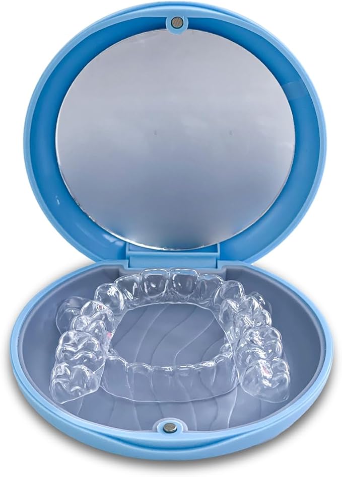 Custom Night Guard for Bruxism, Teeth Grinding & Clenching, Comfortable & BPA-Free Mouthguard, Includes Case & Easy-to-Use Mold Kit, Relieves Jaw Tension & Protects Teeth