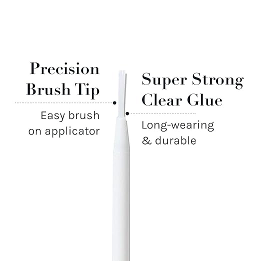 AOA Studio Eyelash Lash Glue Enhancers 4pcs Strip Lash Adhesive Strong Hold Water Proof Formula No Irritation Latex Free Long Lasing Quick Dry Eyelash Adhesive 0.17oz Each (4 Pack) (Clear)