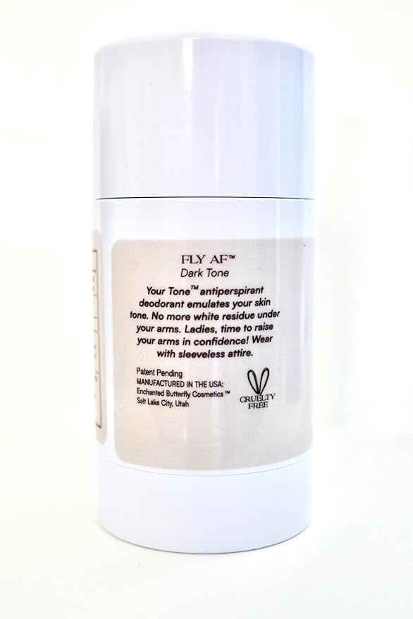 Enchanted Butterfly Tinted Antiperspirant Deodorant Stick- Dark Tone for Woman, Matches Dark Skin Tone For a Natural Look, Fresh Scent, For all Day Protection 2.5oz 1 count Original