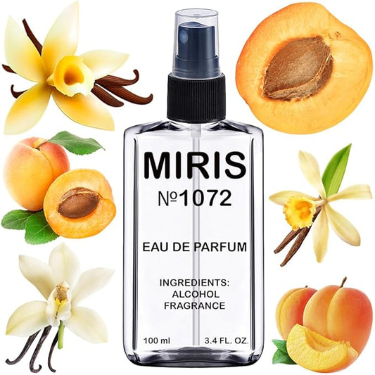 MIRIS No. 1072, Inspired by Sweet Vanilla, Long-Lasting Eau de Parfum for Women, Spray 3.4 Fl Oz / 100 ml