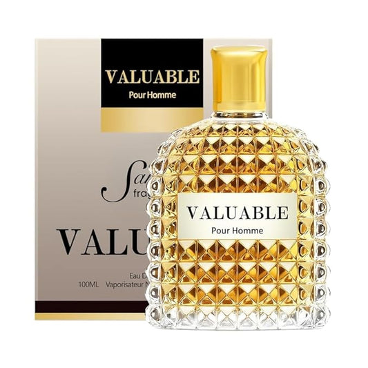 Perfume for Men – INSPIRED by A WORLD RENOWNED MEN'S PERFUME – Bergamot, Myrtle, Hazelnut, Leather – Bold, Warm, Sophisticated, Long-Lasting – 3.4 fl oz