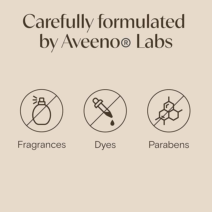 Aveeno Daily Moisturizing Face Lotion with Soothing Prebiotic Oat, Gentle Lotion Nourishes Normal to Dry Skin With Moisture, Sensitive Skin, Fragrance-Free, 12 fl. oz