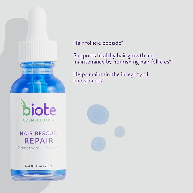 Biote Cosmeceuticals - HAIR RESCUE: REPAIR - Strengthen + Thicken Hair (25 ml)