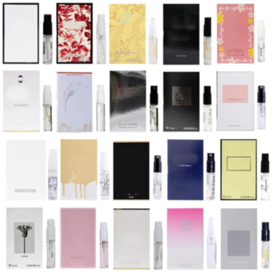 20 Piece Designer Fragrance Samples, Women's Designer Fragrance Sampler Collection, Luxury High-End Perfume Vials for Women, Mini Perfume Samples Gift for Girlfriend, Wife, or Mother（20 pcs）