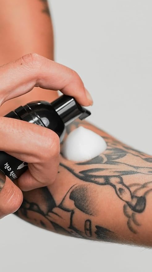 Tattoo Aftercare Kit – Tattoo Balm & Tattoo Foam Soap Cleanser – Tattoo Care for New Tattoos, Tattoo Moisturizer for Old Ink, Vegan, Fragrance-Free, Clean Ingredients