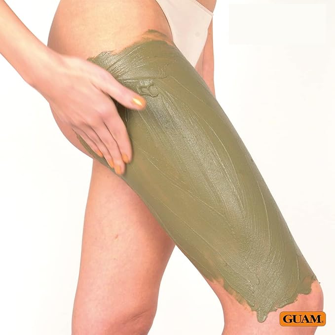 Guam Anti-Cellulite Seaweed Body Wrap – Original Formula for Thighs & Legs – Skin Firming & Tightening Treatment (500g)