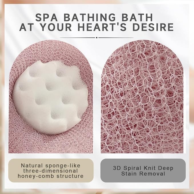 Super Soft Sunflower Suction Cup Bath Ball, 2025 New 2-in-1 Sunflower Bath Ball Exfoliating Bath Sponge Cleaning Brush, Sponge Mesh Pouf Shower Ball for Women, Men Shower (Apricot+Yellow)