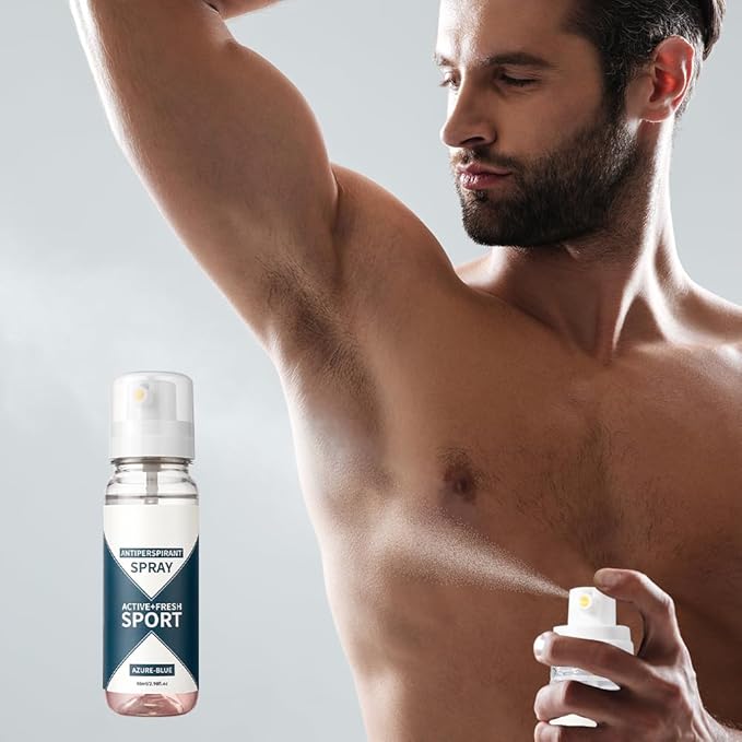 Fresh Antiperspirant Spray for Women Men,2.9 Oz Double Effect Freshness Body Spray -Sweat and Odor Protection,Long Lasting Anti Sweat Underarm Spray,Unisex Anti-Perspirant Deodorant