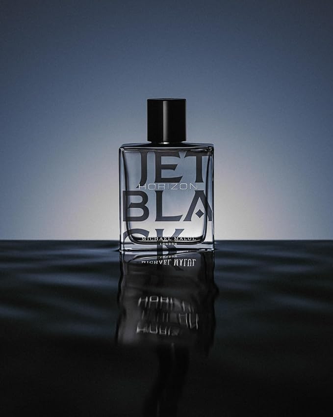 Michael Malul Jet Black Horizon Eau de Parfum for Men - 100ml | 3.4oz (100ml, Jet Black Horizon)
