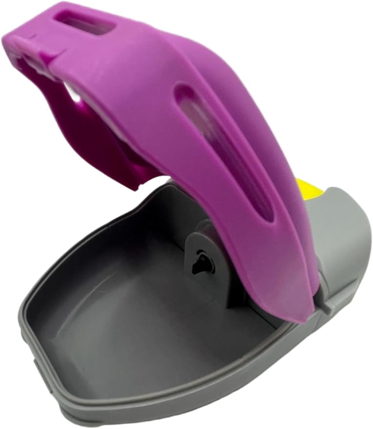 Self-Cleaning Mouthguard and Retainer Case with Cleaning Solution - Storage for, Night Guards, Aligners, Mouthguards – Compatible with Retainer Cleaner Tablets, and Foam