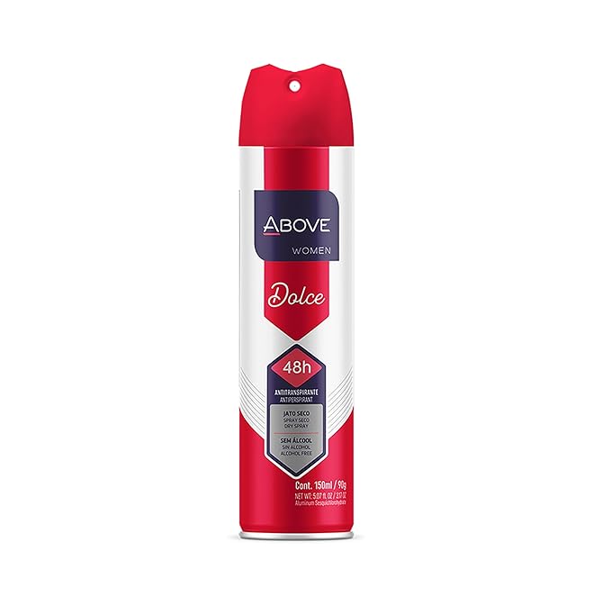 ABOVE 48 Hours Antiperspirant Deodorant, Dolce Vita, 3.17 oz - Dry Spray Deodorant for Women - Notes of Apples and Berries - Antiperspirant Spray