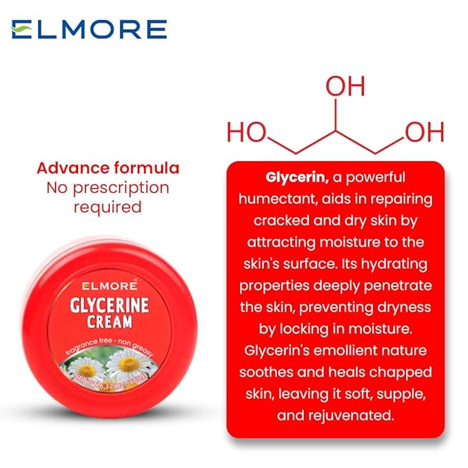 Soothing Hand Cream – 42% Glycerin for Intense Moisture & Hydration | Chamomile Extract to Calm, Soothe & Restore Dry, Cracked Skin | Fast-Absorbing & Non-Greasy