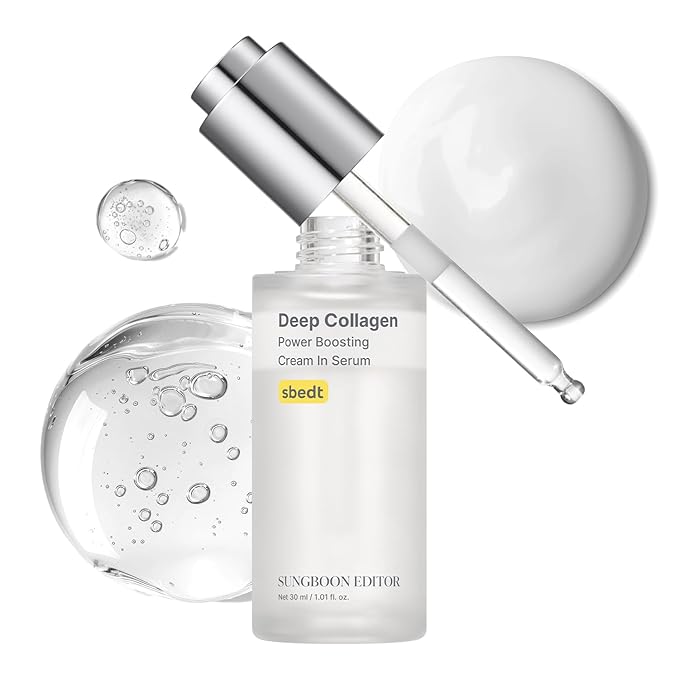 SUNGBOON EDITOR Intensive Collagen Care Trio | for Wrinkles, Skin Tightening, Dry Skin | Silk Peptide Intensive Lifting Ampoule&Retinol Capsule Cream&Deep Collagen Cream In Serum | Christmas Gift Sets