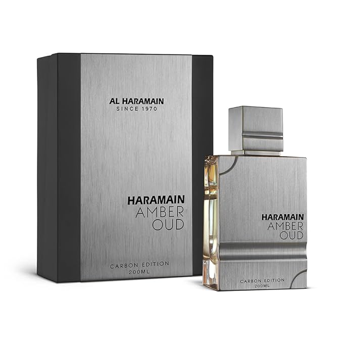 Al Haramain Amber Oud Carbon Edition - Cologne for Men - Long Lasting Perfume for Men - Arabian Perfume - Men's Cologne - Oud Perfume - 6.7 oz