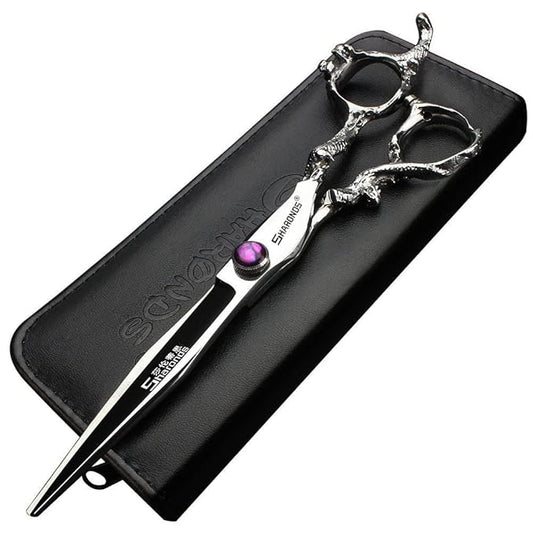 6/7/7.5/8/9-inch professional hair clipper set, stainless steel sharp hair clippers, hairdresser specific scissors (7 in cutting scissors)