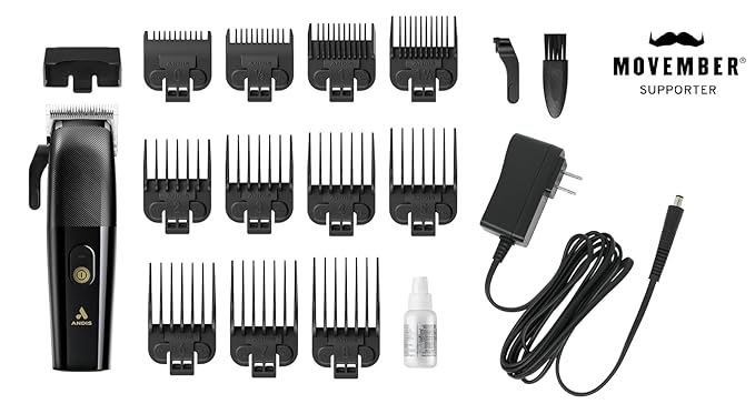 Andis Envy II Cordless Clipper, Professional Lithium-ion Electric Beard & Hair Clipper, Phaze Blade, Cordless, Black