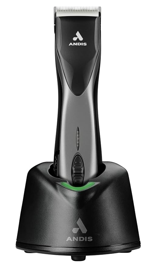 Andis 79160 Supra ZR II Cordless Rechargeable Hair Clipper, Detachable Blade Clipper, Lithium-Ion Powerful Battery, Black