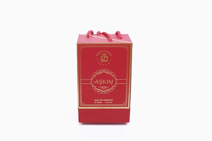 Greatness Askim Eau de Parfum – Long-Lasting Unisex Perfume for Men & Women with Raspberry, Iris, Amber & Leather – Elegant Packaging – 100 ml