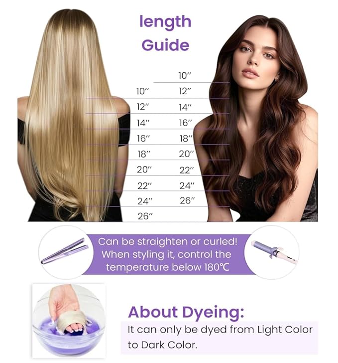 LaaVoo K Tip Hair Extensions Real Human Hair Brown Ktip Human Hair Extensions Utip Hair Extensions Balayage Dark Brown to Medium Brown 14 Inch 100g 100s